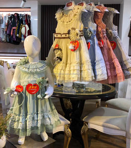 Bamboo Crush Cotton Party Design Frock New Arrivals Kids Cotton Frock Fancy Design for Party Wear - Product Image 2