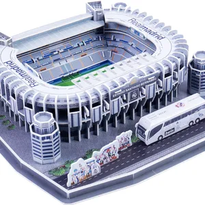 Quebra-cabeça de papel do estádio 3d