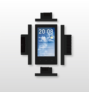 UEMON WiFi kontrollü elektrikli duş paneli akıllı ev <span class=keywords><strong>Android</strong></span> App işletilen otel kullanımı OEM siparişleri kabul - Product Image 4