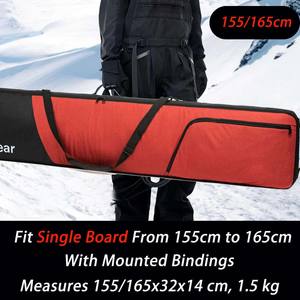 Muestra gratis Venta caliente Deportes al aire libre Bolsa de snowboard Impermeable Esquí Doble tabla Bolsa de almacenamiento Mochila de esquí Nailon resistente al agua - Product Image 6