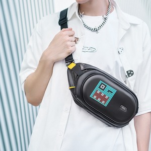 Divoom Sling Bag Men's Crossbody Bag LED Pixel Display Waterproof Polyester Fall 2022 - Product Image 1
