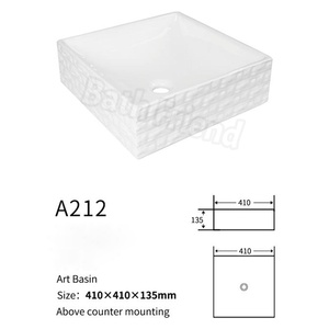 Lavabo de Cerámica Blanco Redondo en Forma de Cuenco, Lavabo Sobre <span class=keywords><strong>Encimera</strong></span>, Directo de Fábrica Sanitaria Chaozhou, Lavamanos para Baño - Product Image 6