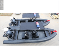 Bateau gonflable en caoutchouc de patrouille de coque en aluminium de la CE Alu Rib760 avec le moteur de YAMAHA 200HP