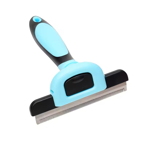 Outils de toilettage pour animaux de compagnie en acier inoxydable, peigne pour enlever les poils, brosse pour chiens et chats, peigne pour chiens et chats de petite, moyenne et grande taille - Product Image 1