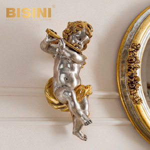 Exquisito Ángel vintage con sala de <span class=keywords><strong>flauta</strong></span> Villa de estilo europeo decoración de pared de salón Ángel de gama alta con <span class=keywords><strong>flauta</strong></span> - Product Image 1
