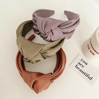 Headband satin berkualitas tinggi untuk wanita, aksesori cuci muka, gaya Prancis.