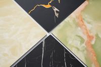 Panel Compuesto de Aluminio con Grano de Mármol ACP/ACM de 3 mm, Paneles Decorativos para Paredes Interiores