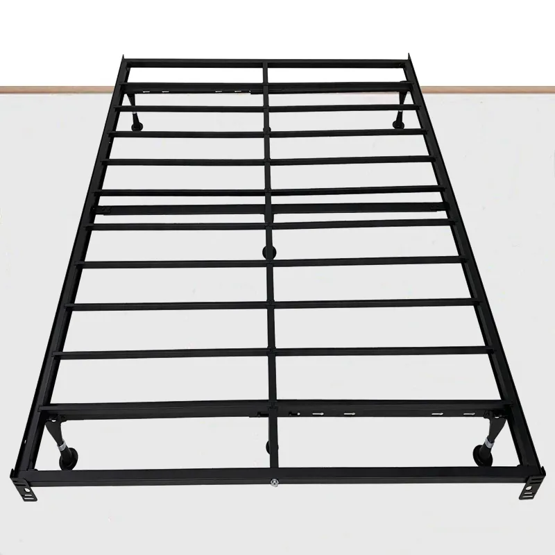 KD steel twin queen metal beds rail frame for children, New model home furniture bed