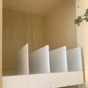 Séparateur d'armoire en acrylique transparent pour supermarché, séparateur de bibliothèque domestique, séparateur blanc, déflecteur, séparateurs d'étagères en acrylique - Product Image 4