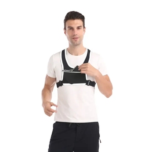 YOUK tas pinggang reflektif untuk pria wanita, tas pinggang reflektif untuk pria dan wanita, rompi ponsel lari, botol air mendaki gunung, untuk bersepeda, mendaki gunung, baru - Product Image 3