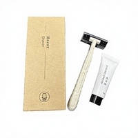 Kit de salle de bain jetable écologique en papier kraft imperméable en bambou, hôtel, complexe hôtelier, séjour chez l'habitant, facile à transporter, grande quantité, remise en gros