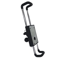 Support de tablette N-Star à fixation par clip avec rotule de 1 pouce, bouton de sécurité, clé antivol, réglable, pour appuie-tête de siège de voiture, compatible RAM