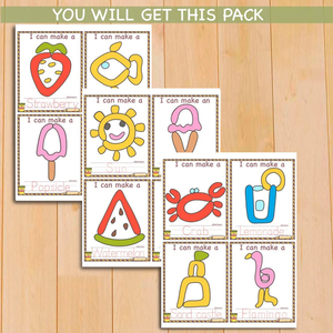 Kit de Tapete de Plastilina con Temática de Verano para Niños Pequeños, No Tóxico, Ecológico, Juguete Creativo de Aprendizaje - Product Image 2
