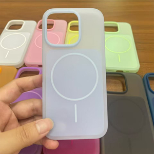เคสโทรศัพท์ซิลิโคนแม่เหล็ก GS008 รุ่นทันสมัย สำหรับ iPhone 11 12 13 14 15 16 17 Pro Max ป้องกันการแตก แบบด้าน - Product Image 3