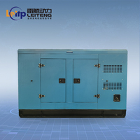 Groupe électrogène diesel silencieux à châssis ouvert Leiteng, moteur Weichai, refroidissement par eau, ATS, télécommande, démarrage électrique 24V DC, 50/60Hz, 220V