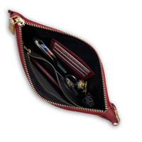Sac de poignet de banquet de luxe personnalisé pour femmes pochette de mode en cuir PU souple avec fermeture à glissière modèles imprimables durables en gros