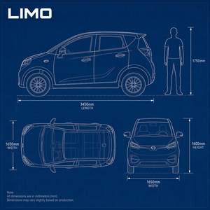 LIMO 4 roues, nouvelle voiture électrique mini-urbaine, véhicule électrique pour trajets urbains sur <span class=keywords><strong>de</strong></span> courtes distances - Product Image 4