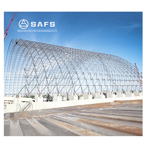 Gran lapso de diseño de la estructura de acero arco seco Sistema de <span class=keywords><strong>refugio</strong></span> del marco del espacio Bin carbón cobertizo de jardín - Product Image 6