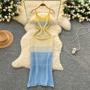 Женственные шикарные вязаные Длинные повседневные платья - Product Image 2