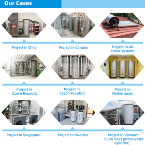 Sst hệ thống sưởi ấm xi lanh bể nước nóng 300L 200L 1000L 5000L nước xi lanh lưu trữ nước tùy chỉnh cho hệ thống bơm nhiệt - Product Image 6