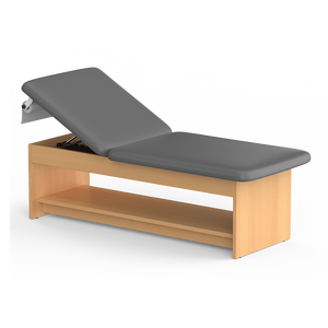 <span class=keywords><strong>Table</strong></span> d'<span class=keywords><strong>examen</strong></span> pédiatrique manuelle Clinic4-0010LH pour hôpital, avec étagère, en cuir et bois, multifonction, garantie 2 ans - Product Image 4