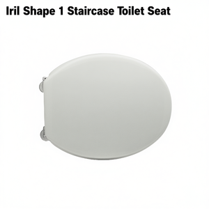 Asiento de Inodoro Iril Shape 1, Blanco, 50.5 cm de Largo, 37.5 cm de Ancho - Product Image 3