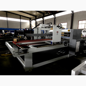 4 và 6 điểm thư mục gluer 1200 pcs nhóm loại 4 6 góc sóng carton khóa dưới tự động gấp Máy dán - Product Image 5