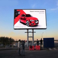 Panel de Pantalla a Todo Color para Exteriores con Sistema Novastar/Linsn/Huidu/Colorlight, 256x128mm 80x40 P4, Módulo de Pantalla LED con Controlador