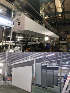 Écran de <span class=keywords><strong>projection</strong></span> électrique portable 84 pouces, écran de <span class=keywords><strong>projection</strong></span> mural électrique blanc, fonction cinéma maison - Product Image 2