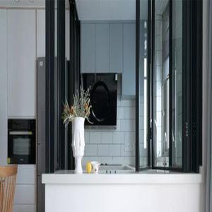 Bột tráng cửa sổ gấp lưới chống muỗi cho ban công điện dọc ban công gấp cửa sổ - Product Image 6