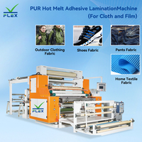 Machine de laminage industrielle PUR à chaud pour vêtements d'extérieur imperméables, film de tissu, laminatrice pour le traitement composite des vêtements