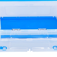 Boîte de rangement pliable en plastique transparente pour la maison, organisateur mural, empilable, pour coffre de voiture, armoire, bac de rangement, direct usine