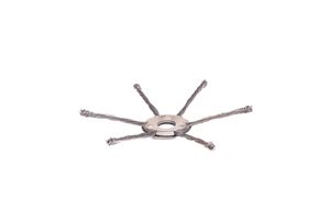 Tondeuse à Gazon Électrique <span class=keywords><strong>Coupe</strong></span>-Herbe de Jardin 6 Têtes de Roue à Fil Tête de Débroussailleuse en Fil d'Acier Lame Métallique Oscillant pour Mauvaises Herbes à Bord Arrondi - Product Image 2