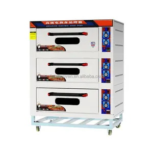 Backen Bäckerei Ausrüstung Gewerblicher Elektro ofen Preis/Industrieller Brot backofen zu verkaufen