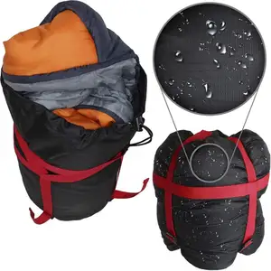 Leve Compressão Bag Stuff Sack Water Resistant Compression Sack for Sleeping Bag, Clothes Storage, Travel, Camping