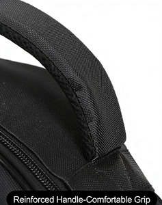 Funda de Guitarra Premium con Logotipo Personalizado de 41 Pulgadas |   Estuche acolchado impermeable para guitarra acústica con correas para la espalda, funda resistente de Oxford. - Product Image 4