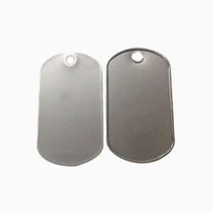 2025 Plaqué Offre Spéciale En Acier Inoxydable Gravé Laser Logo Collier Dog Tag - Product Image 2