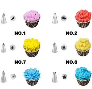 Ensemble de platines pour gâteaux, 206 pièces, pour décoration de pâtisserie, <span class=keywords><strong>Kit</strong></span> d'outils de <span class=keywords><strong>Fondant</strong></span>, pour pâtisserie - Product Image 6