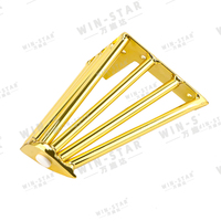 Pied de meuble en métal chromé WINSTAR Triangle Gold Table Y Shape pour canapé et lit