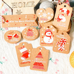 <strong>Christmas</strong> Kraft Gift Tags Cardboard Brochure With String For <strong>Christmas</strong> Presents <strong>Christmas</strong> Gift Tagging Solution - Product Image 6