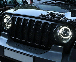 ชุดไฟหน้าโปรเจคเตอร์ Bi-LED แบบออฟโรด 4x4 พร้อมไฟ DRL สำหรับรถจี๊ปแรงเลอร์ JK ปี 2007-2017 และ <span class=keywords><strong>JL</strong></span> ปี 2018-2022 อัพเกรดไฟ - Product Image 6