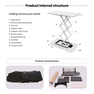 2025 mới di động bảng khuyến mãi triển lãm truy cập quảng cáo căng thẳng vải triển lãm thương mại gian hàng hiển thị truy cập với ánh sáng LED - Product Image 6