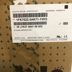 มอเตอร์ซิงโครนัสขนาดกะทัดรัด Siemens 1FK7022-5AK71-1VH3 SIMOTICS S 0.38kW พร้อมตัวเข้ารหัส AM15DQ - Product Image 1