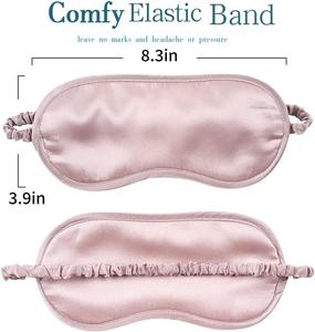 Masque de sommeil en soie de mûrier, <span class=keywords><strong>bandeau</strong></span> doux avec sangle élastique, personnalisable OEM pour le sommeil nocturne et les voyages, MOQ à partir de 100 pièces - Product Image 6