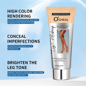 Ocheal 100g Cuidado de las piernas Crema de belleza Hidratante a base de hierbas a prueba de agua Corrector transfronterizo sin fragancia para el tono de la piel Bronceado corporal - Product Image 2
