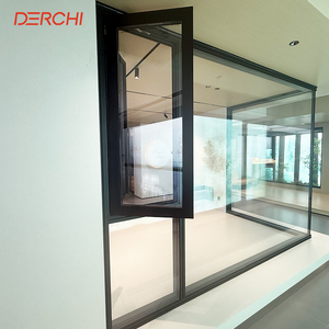 Ventana de la <span class=keywords><strong>Serie</strong></span> Minimalism, Ventana Ultra Delgada de Doble Vidrio con Marco de Aleación de Aluminio, Ventana Fija de Perfil Delgado, Ventanas Abatibles de Aluminio - Product Image 4