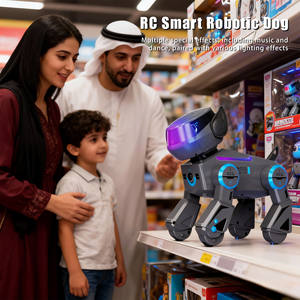 Robot chien intelligent RC AI avec fonctions de retournement, équilibre sur les mains, rotation et cascades, jouet musical avec lumière LED pour enfants, cadeau - Product Image 3