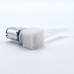 Pompe doseuse péristaltique compacte 0,5 ml-3,0 ml/min 12 V pour eau propre, usage en laboratoire, matériau PPS, certifiée RoHS - Product Image 1