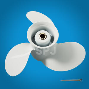 Hélice marine de taille <span class=keywords><strong>9</strong></span> 1/4"x12" pour moteurs Yamaha <span class=keywords><strong>9</strong></span>.<span class=keywords><strong>9</strong></span>-20HP, hélices hors-bord en alliage d'aluminium pour bateaux 683-45941-00-EL - Product Image 3