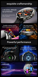 Reloj Inteligente H99 4G con Tarjeta SIM Celular, <span class=keywords><strong>3</strong></span>+32 GB, Pantalla Redonda AMOLED, GPS, Cámara Giratoria, Videollamada Inalámbrica, Descarga de Aplicaciones - Product Image 3